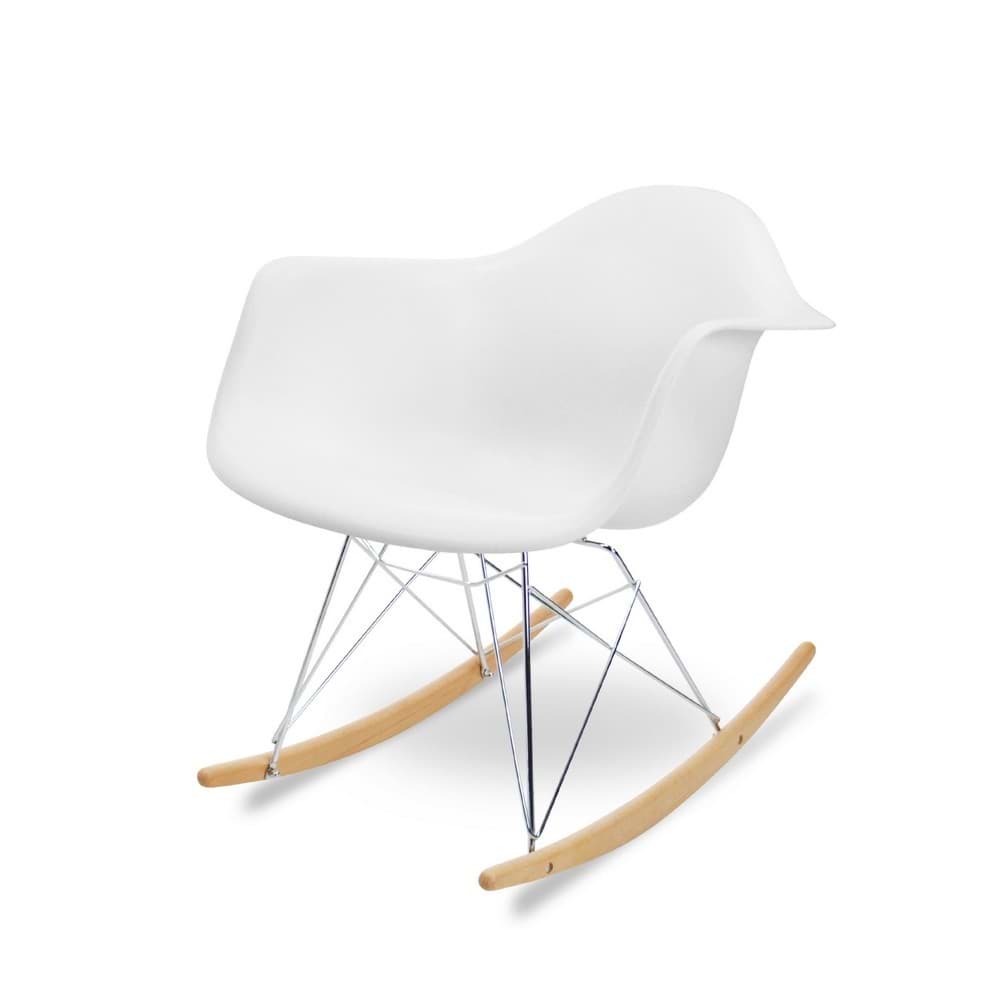  Eames Sallanan Sandalye - Beyaz resmi