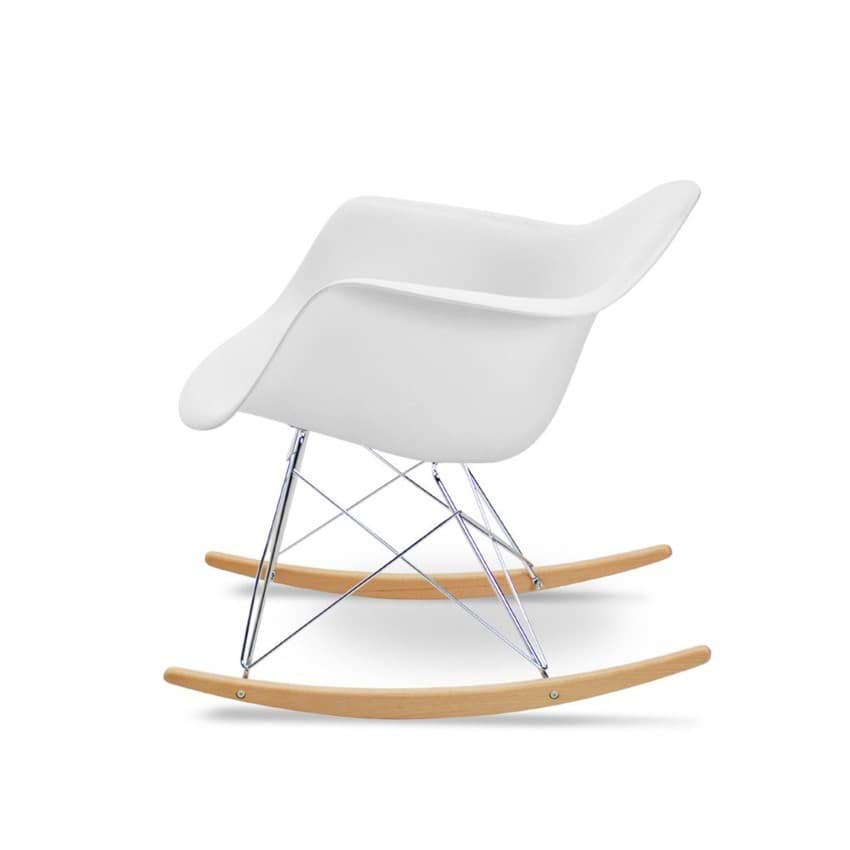  Eames Sallanan Sandalye - Beyaz resmi
