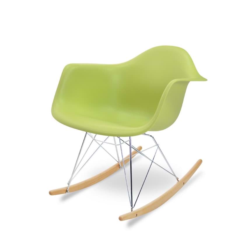 Eames Sallanan Sandalye - Yağ Yeşili resmi