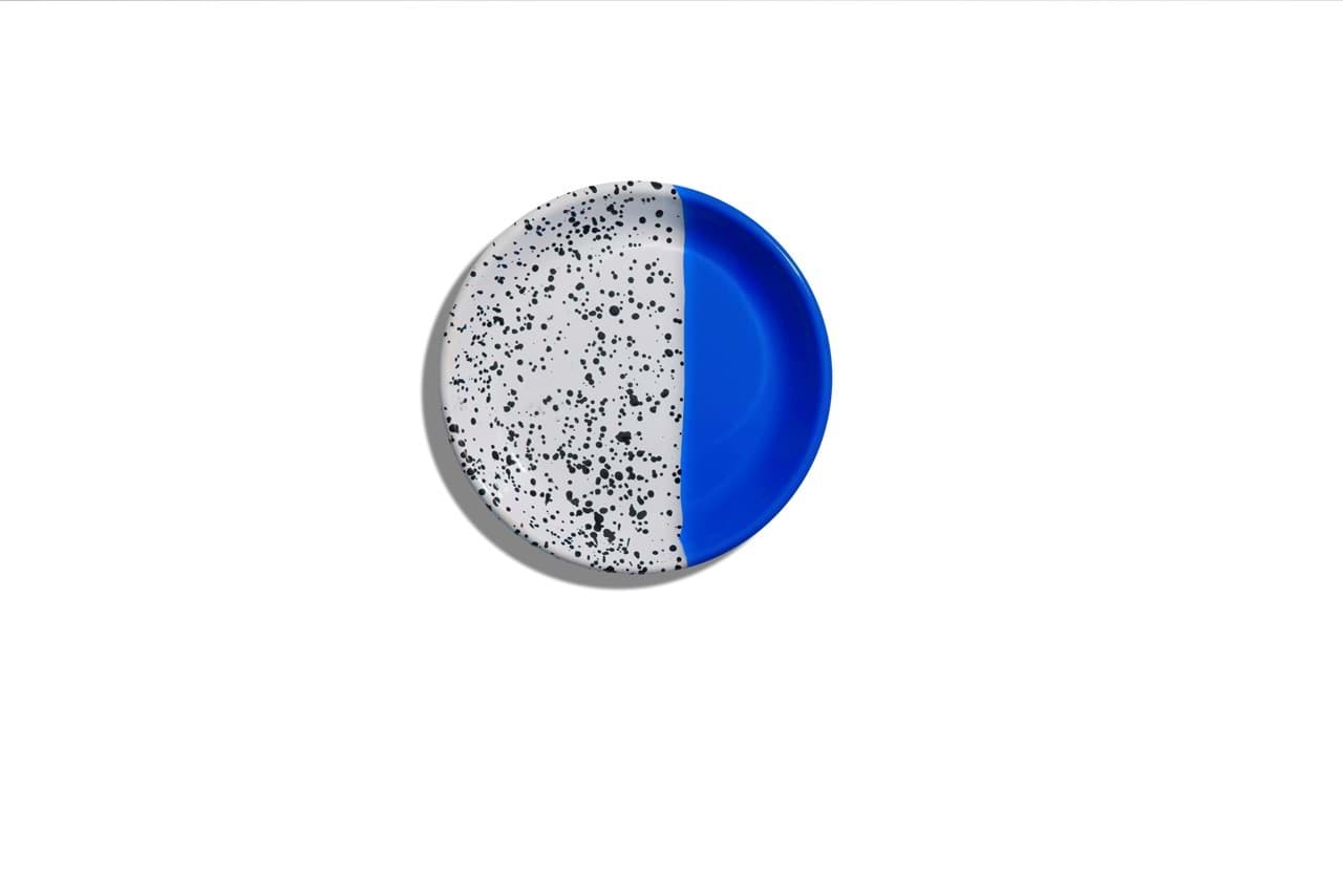Kapka Mind-Pop Kobalt Mavi Emaye Tatlı Tabağı resmi
