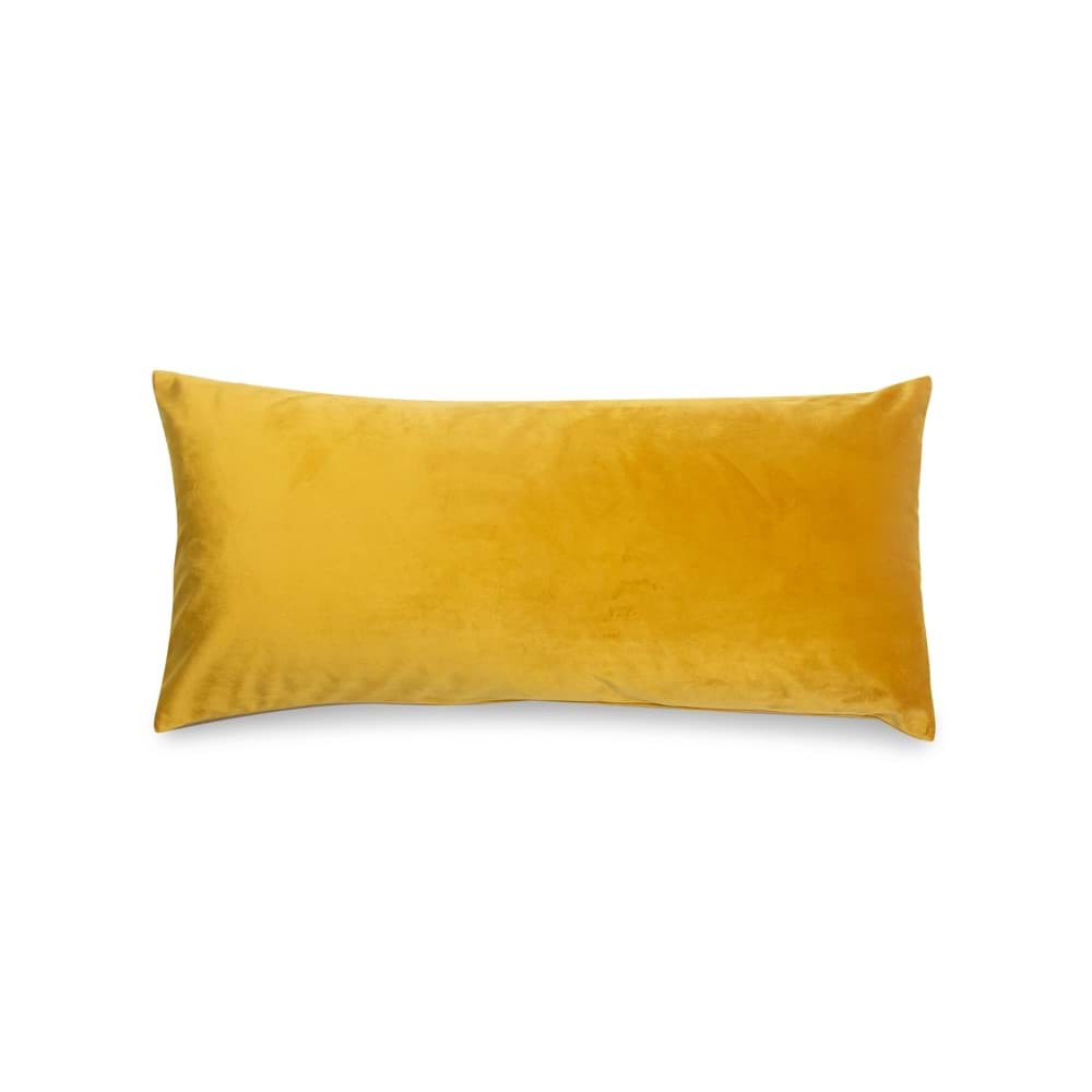 Kadife Sarı Yastık resmi