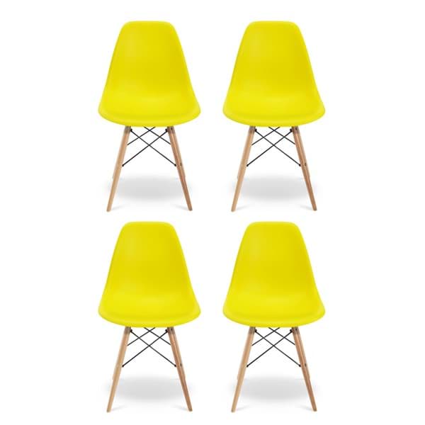 Eames Sandalye Takımı - Sarı resmi