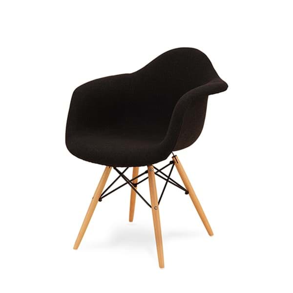 Eames Sandalye - Füme Kumaşlı- DAW resmi